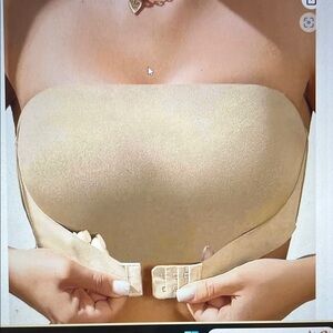 Strapless Beige Bra